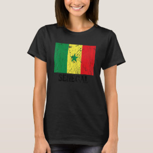 Senegalese Senegalese vlag Pride Senegalese vlag T-shirt