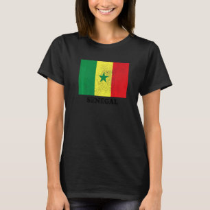 Senegalese Senegalese vlag Pride Senegalese vlag T-shirt
