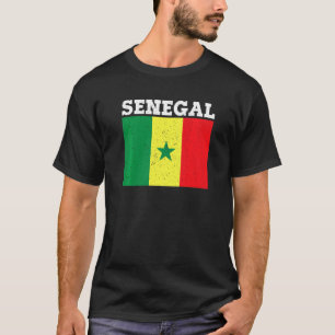 Senegalese Senegalese vlag Pride Senegalese vlag T-shirt
