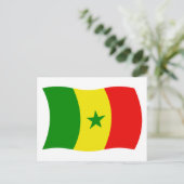 Senegalese Vlag Ansichtkaart Briefkaart (Staand voorkant)