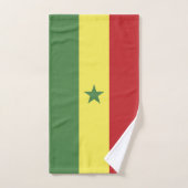 Senegalese vlag bad handdoek (Handdoek)