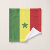 Senegalese vlag bad handdoek (Wasdoekje)