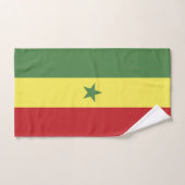 Senegalese vlag bad handdoek (Handdoek)