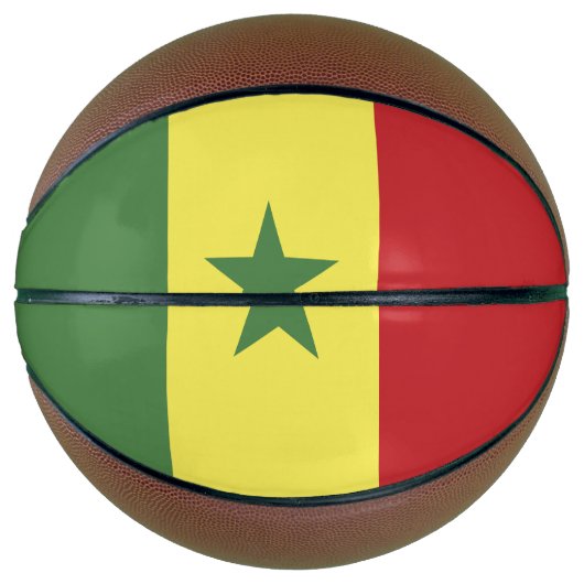 Senegalese vlag basketbal (Voorkant)