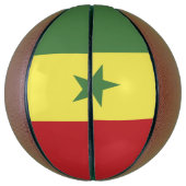 Senegalese vlag basketbal (Verticaal)
