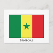 Senegalese vlag briefkaart (Voorkant)