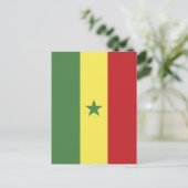 Senegalese vlag briefkaart (Staand voorkant)