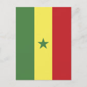 Senegalese vlag briefkaart (Voorkant)