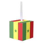 Senegalese vlag decoratie (Achter hoekig)
