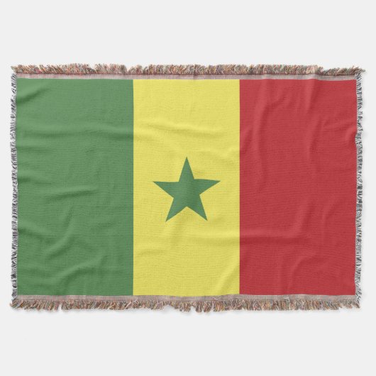 Senegalese vlag deken (Voorkant)