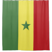 Senegalese vlag douchegordijn (Voorkant)