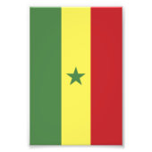 Senegalese vlag foto afdruk (Voorkant)