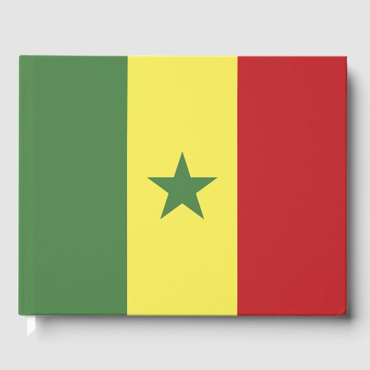 Senegalese vlag gastenboek (Voorkant)