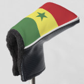 Senegalese vlag golfheadcover (3/4 voorkant)