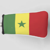 Senegalese vlag golfheadcover (Voorkant)