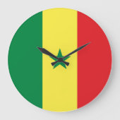 Senegalese vlag grote klok (Voorkant)