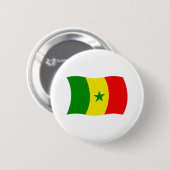 Senegalese Vlag Knop Ronde Button 5,7 Cm (Voorkant /achterkant)