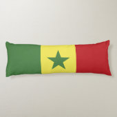 Senegalese vlag lichaamskussen (Achterkant)
