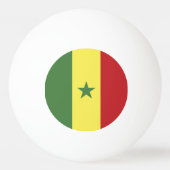 Senegalese vlag pingpongbal (Voorkant)