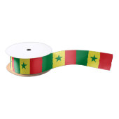 Senegalese vlag satijnen lint (Spoel)