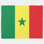Senegalese vlag (Senegal) Fleece Deken (Voorkant (Horizontaal))