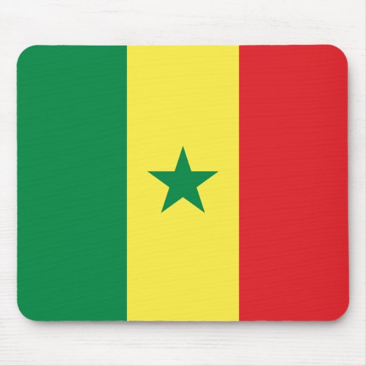 Senegalese vlag (Senegal) Muismat (Voorkant)