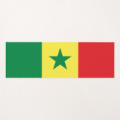 Senegalese vlag (Senegal) Yogamat (Voorkant (horizontaal))