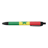 Senegalese vlag (Senegal) Zwarte Inkt Pen (Bodem)