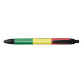 Senegalese vlag (Senegal) Zwarte Inkt Pen (Achterkant)