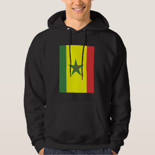 Senegalese vlag Senegalese hart trots erfgoed nati Hoodie