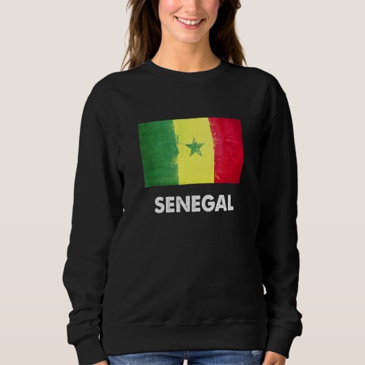 Senegalese vlag Senegalese Trui (Voorkant)