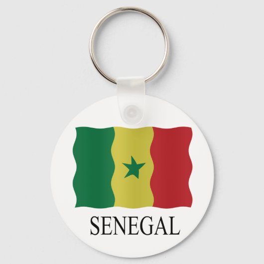 Senegalese vlag sleutelhanger (Voorkant)