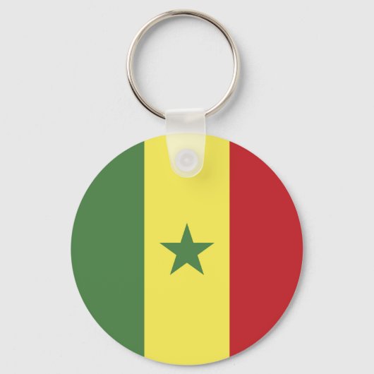Senegalese vlag sleutelhanger (Voorkant)
