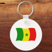 Senegalese Vlag Sleutelhanger (Voorkant)