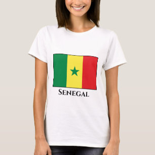 Senegalese vlag t-shirt
