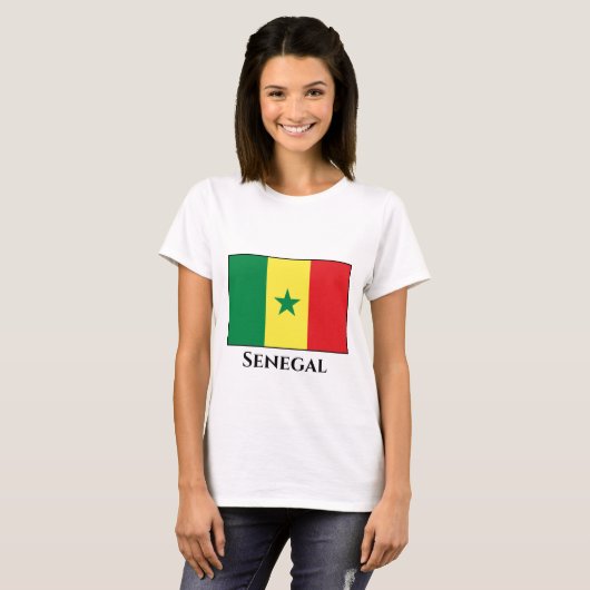 Senegalese vlag t-shirt (Voorkant volledig)
