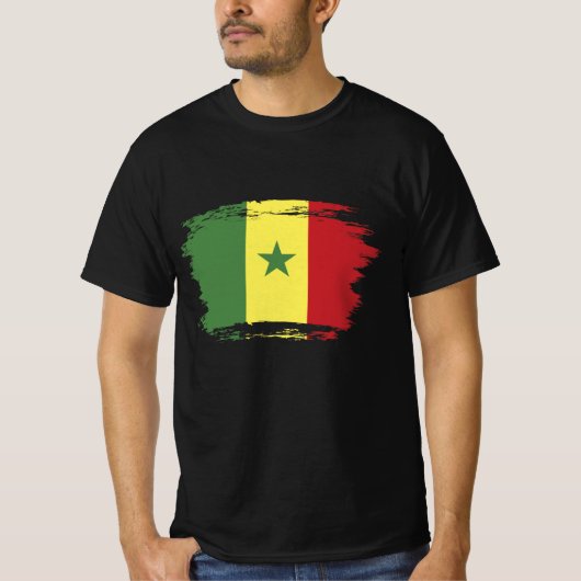 Senegalese vlag t-shirt (Voorkant)