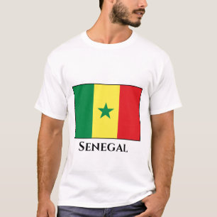 Senegalese vlag t-shirt