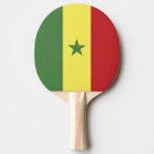 Senegalese vlag tafeltennisbatje (Voorkant)