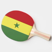 Senegalese vlag tafeltennisbatje (Zijkant)