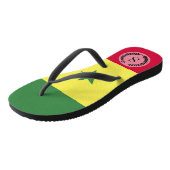 Senegalese vlag teenslippers (Schuin)