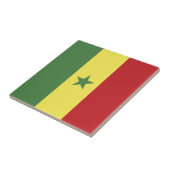 Senegalese vlag tegeltje (Zijkant)