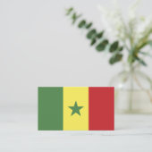 Senegalese vlag visitekaartje (Staand voorkant)
