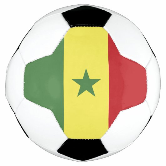Senegalese vlag voetbal (Voorkant)