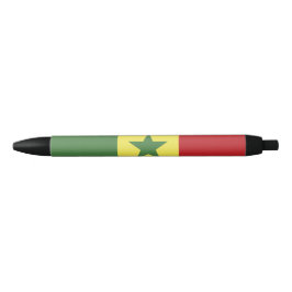 Senegalese vlag zwarte inkt pen
