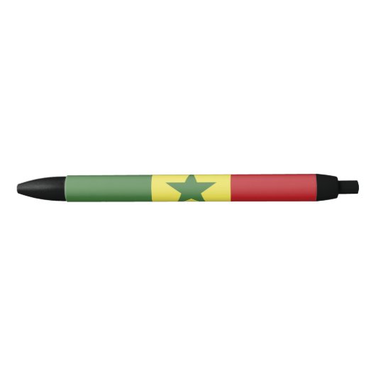 Senegalese vlag zwarte inkt pen (Voorkant)