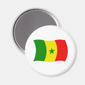 Senegalese Vlagmagneet Magneet (Voorkant / Achterkant)