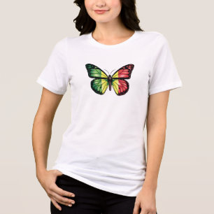 Senegalese vlindermonarchvlag Tri-Blend shirt