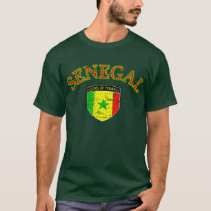 Senegalese voetbal op shirt