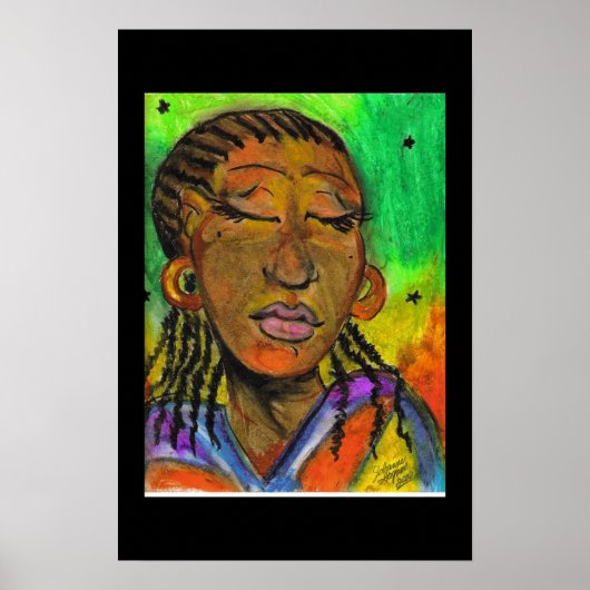 Senegalese vrouw poster (Voorkant)